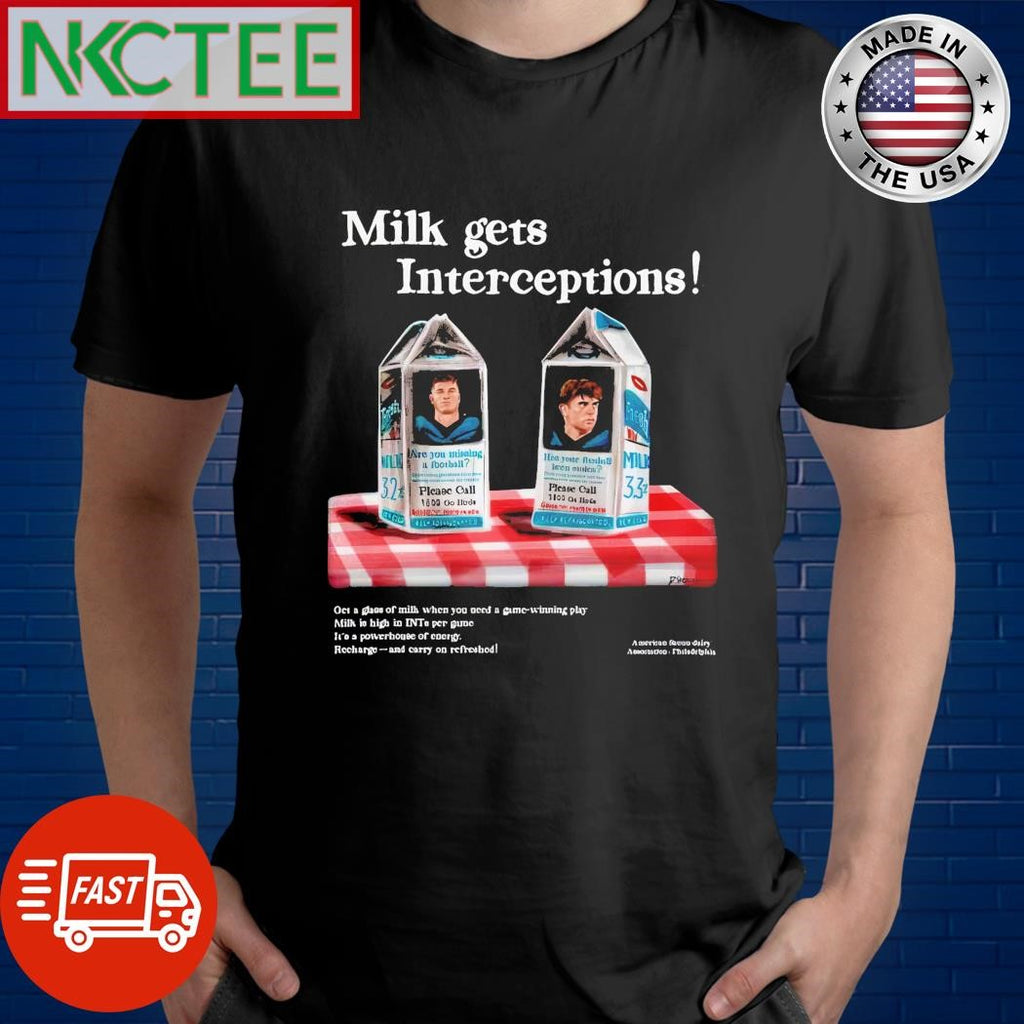 Premium Dhwanisaraiya Got Milk Birds Milk Gets Interceptions Shirt