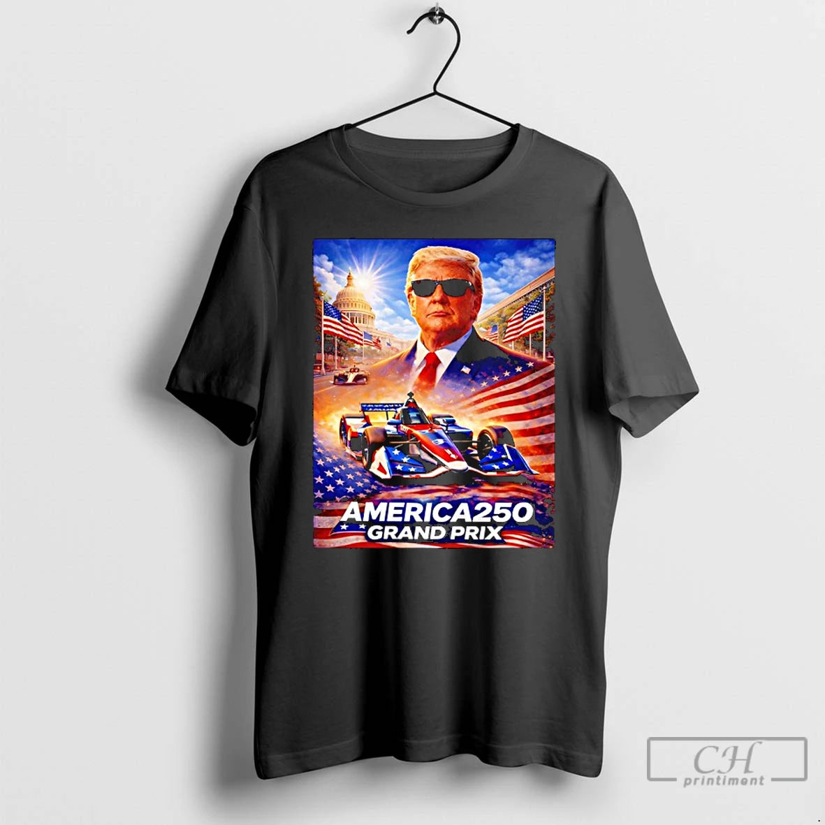 Premium Donald Trump American Greatness With The Freedom 250 Washington Dc T-Shirts, Hoodie, Sweatshirt | PureTeeCo.com