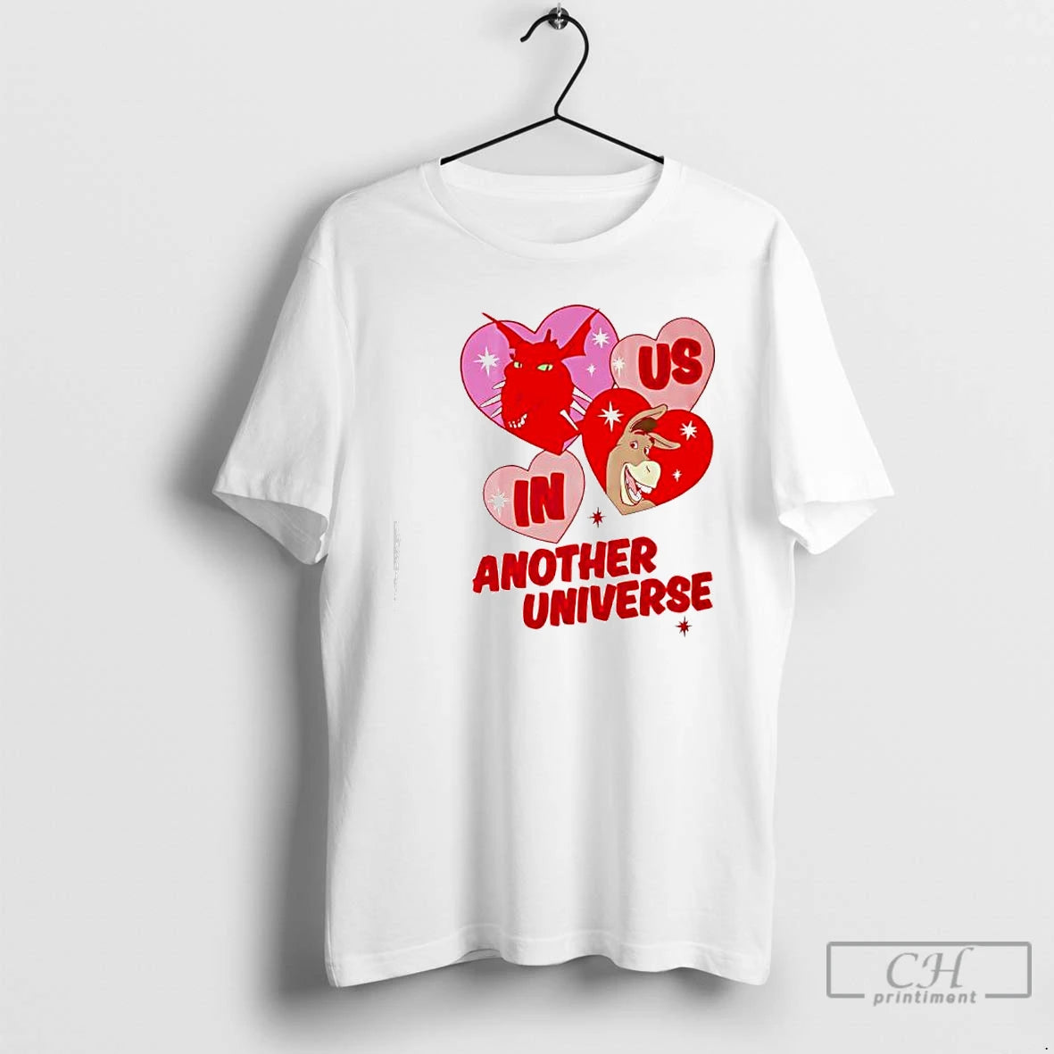 Premium Donkey Shrek Us In Another Universe T-Shirts, Hoodie, Sweatshirt | PureTeeCo.com