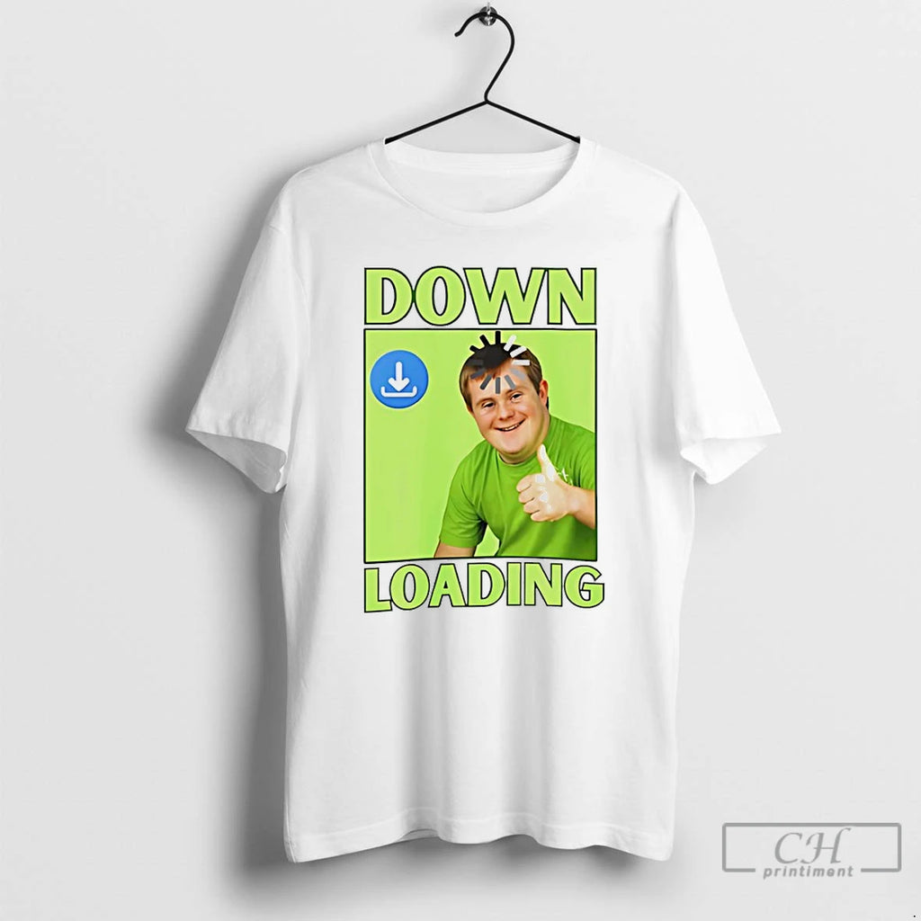 Premium Down Loading Down Syndrome T-Shirts, Hoodie, Sweatshirt | PureTeeCo.com