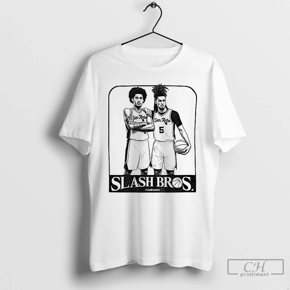 Premium Dylan Harper Vs David Robinson Slash Bros San Antonio Spurs Nba Basketball Cartoon T-Shirts, Hoodie, Sweatshirt