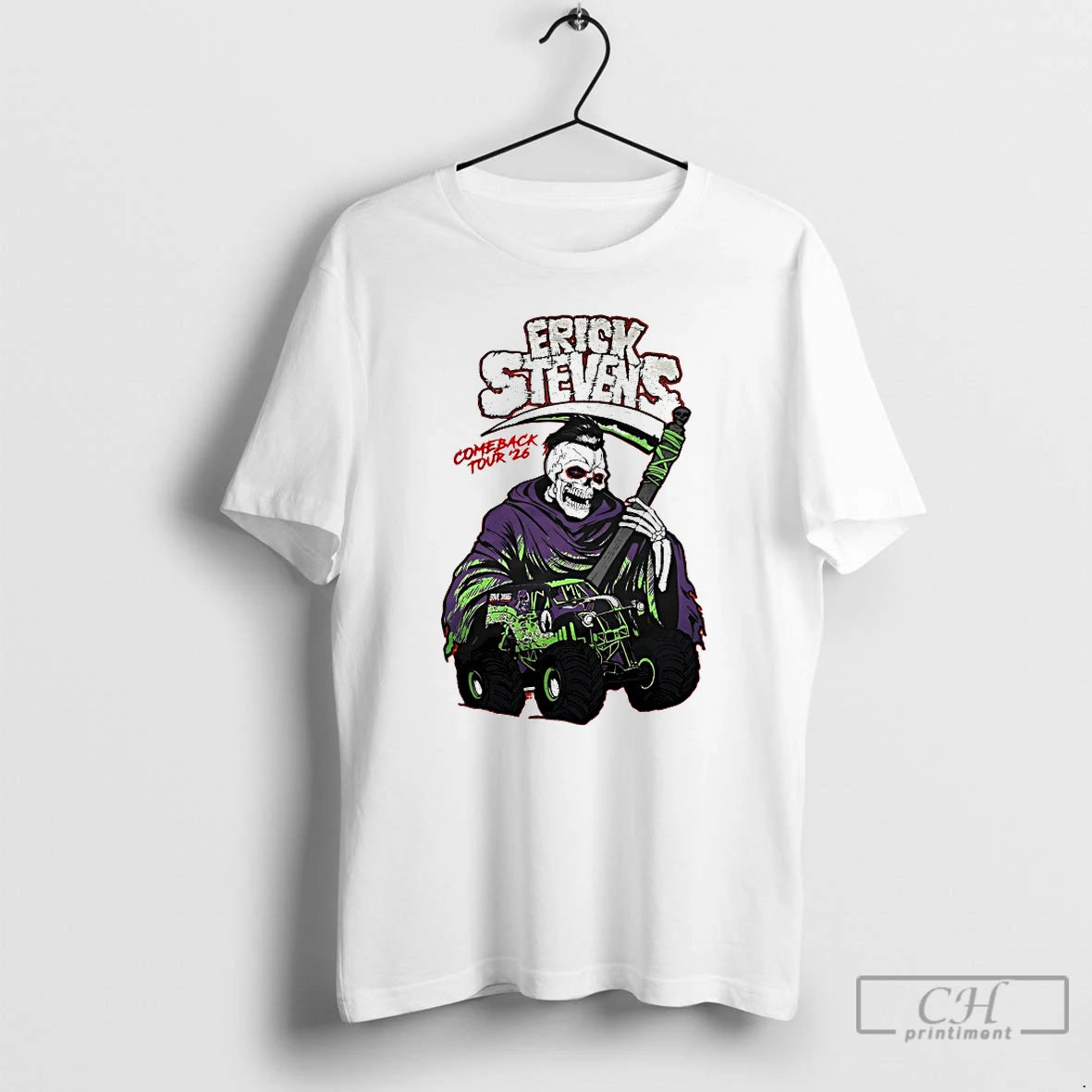 Premium Erick Stevens Comeback Tour 26 T-Shirts, Hoodie, Sweatshirt | PureTeeCo.com