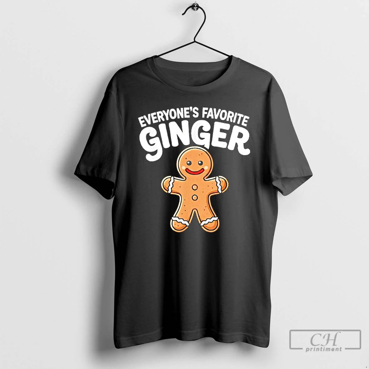 Premium Everyones Favorite Ginger Gingerbread Man Christmas T-Shirts, Hoodie, Sweatshirt | PureTeeCo.com