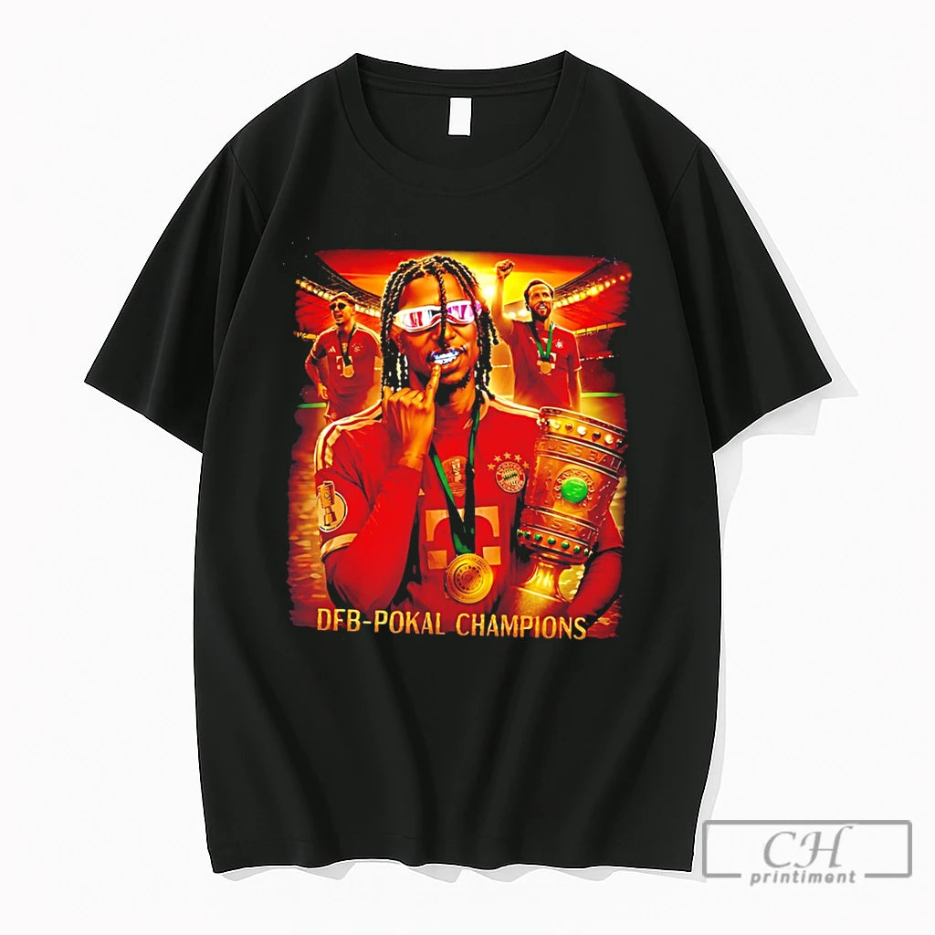 Premium Fc Bayern Munich Dfb Pokal Champions 2026 Michael Olise Tee