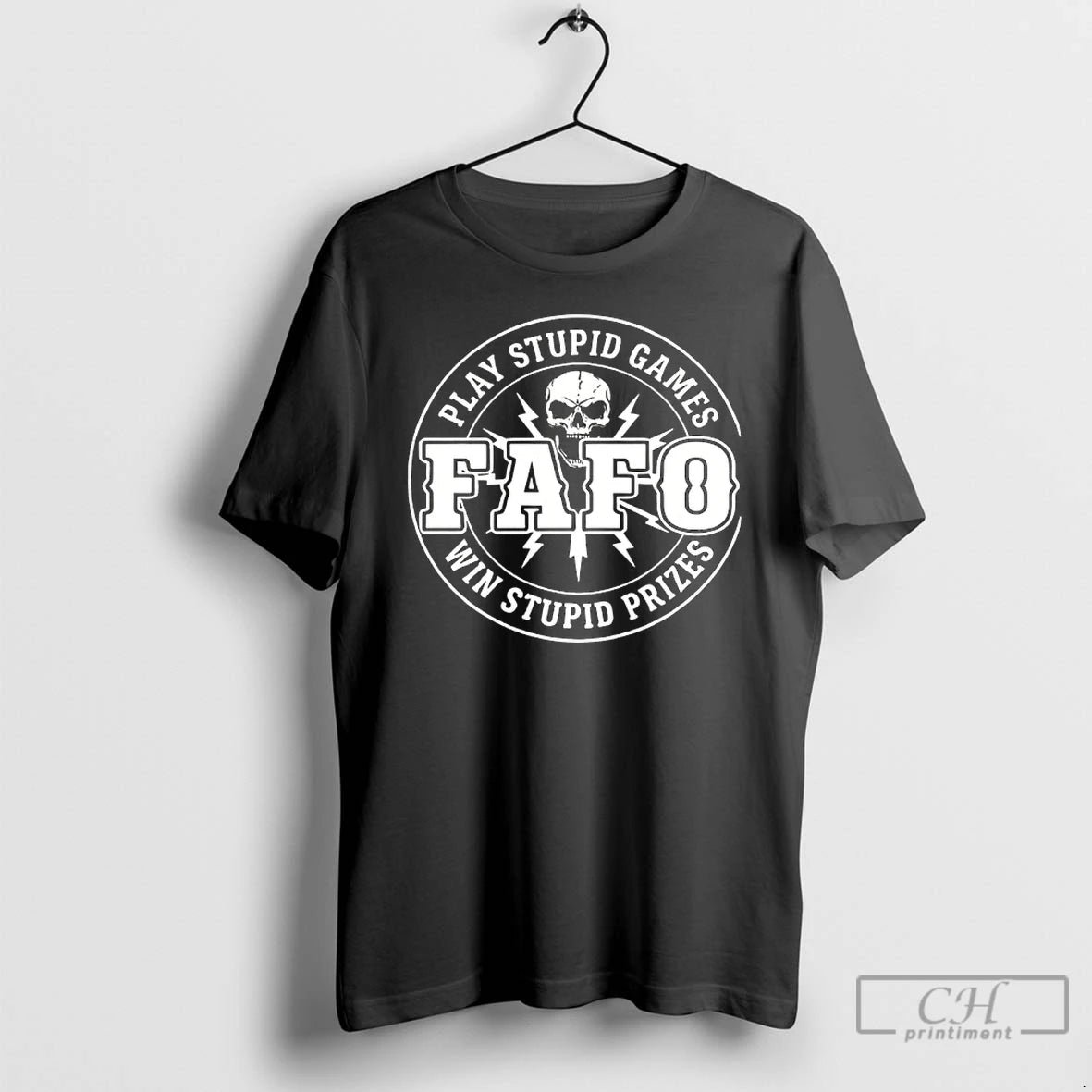 Premium Fafo Play Stupid Games Win Stupid Prizes Logo T-Shirts, Hoodie, Sweatshirt | PureTeeCo.com