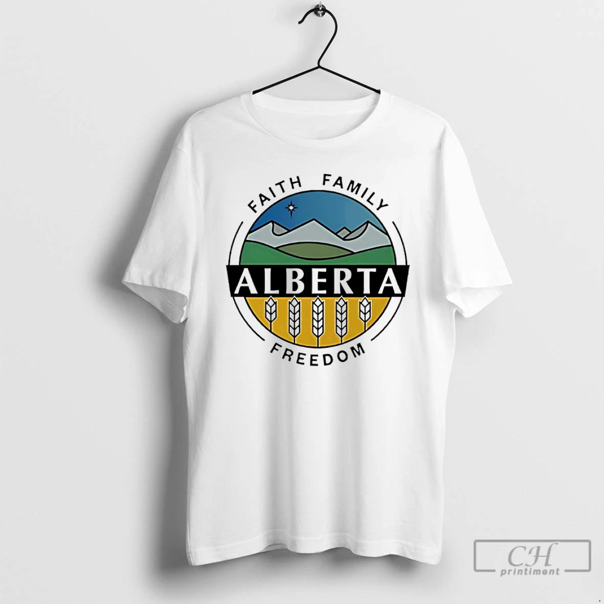 Premium Faith Family Freedom Alberta T-Shirts, Hoodie, Sweatshirt | PureTeeCo.com