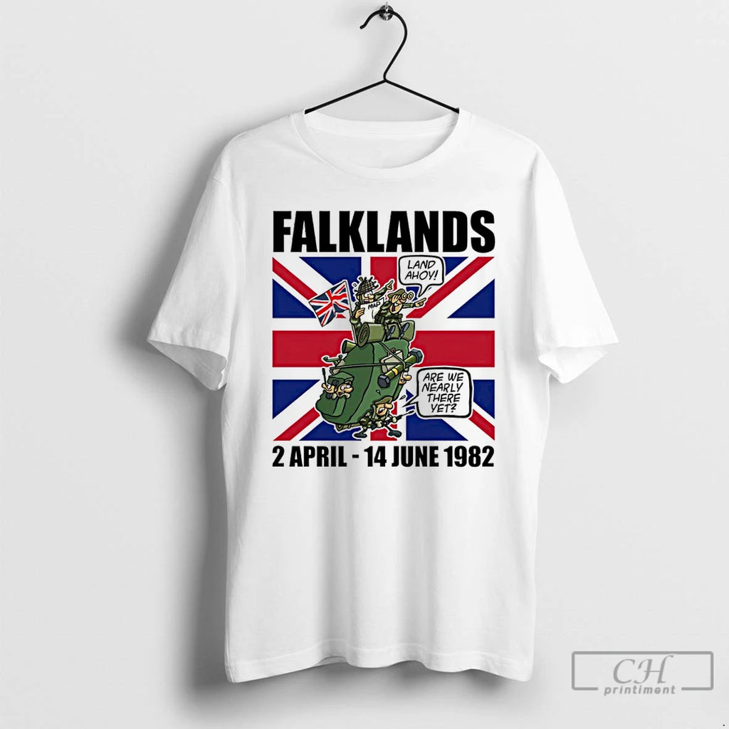 Premium Falklands 2 April 14 June 1982 Veterans United Kingdom Flag T-Shirts, Hoodie, Sweatshirt | PureTeeCo.com