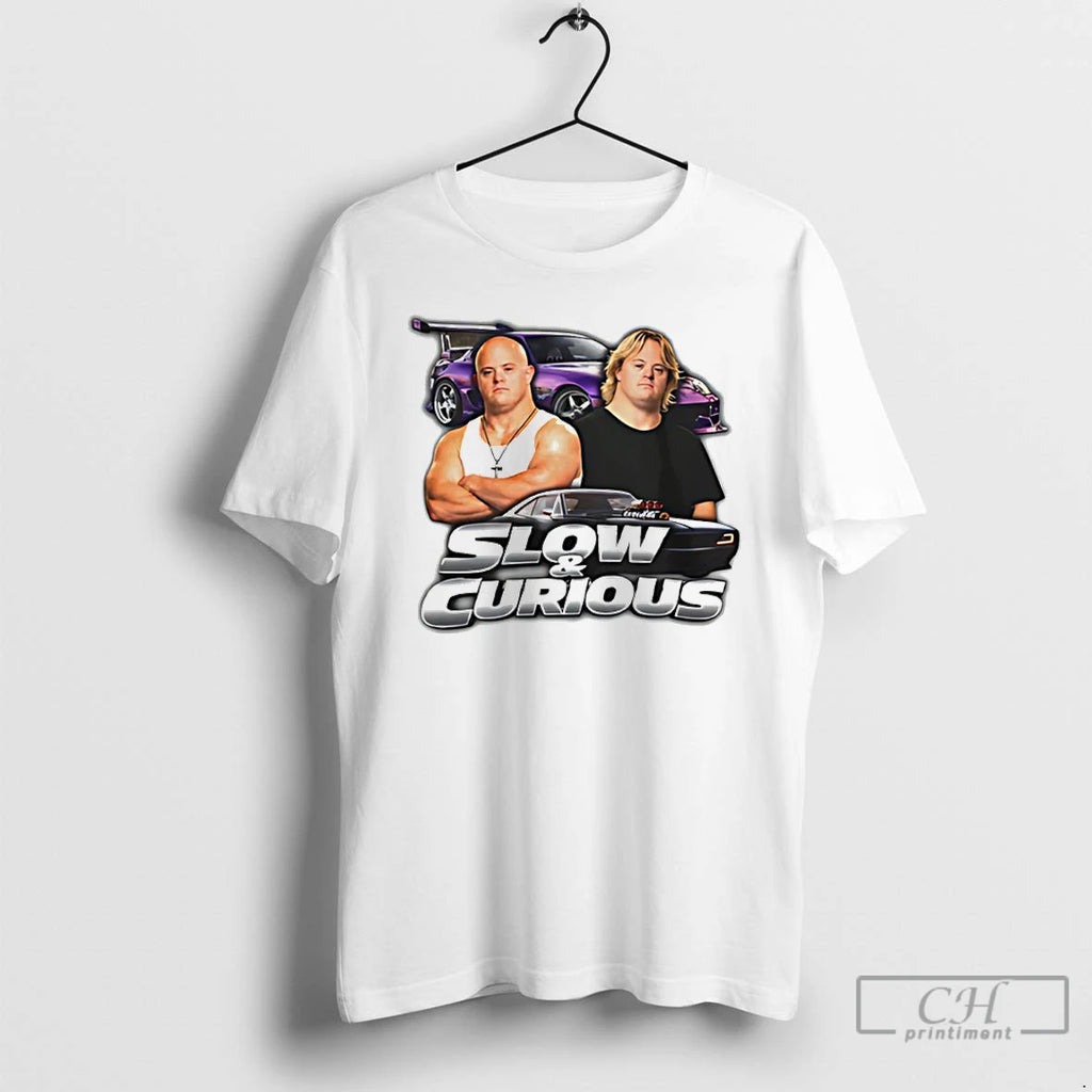 Premium Fast And Serious Slow And Curious Down Syndrome Funny T-Shirts, Hoodie, Sweatshirt | PureTeeCo.com