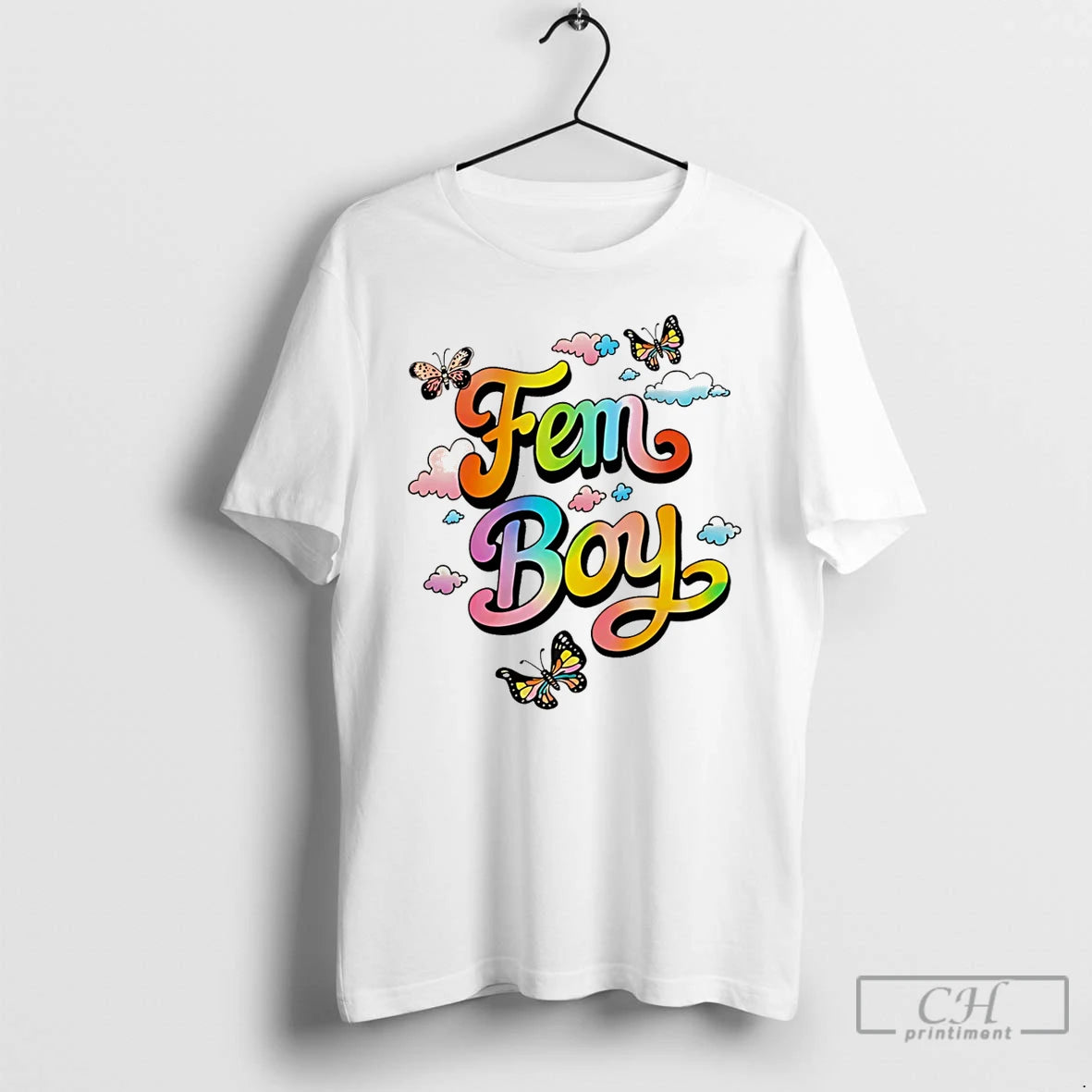 Premium Fem Boy Butterfly T-Shirts, Hoodie, Sweatshirt | PureTeeCo.com