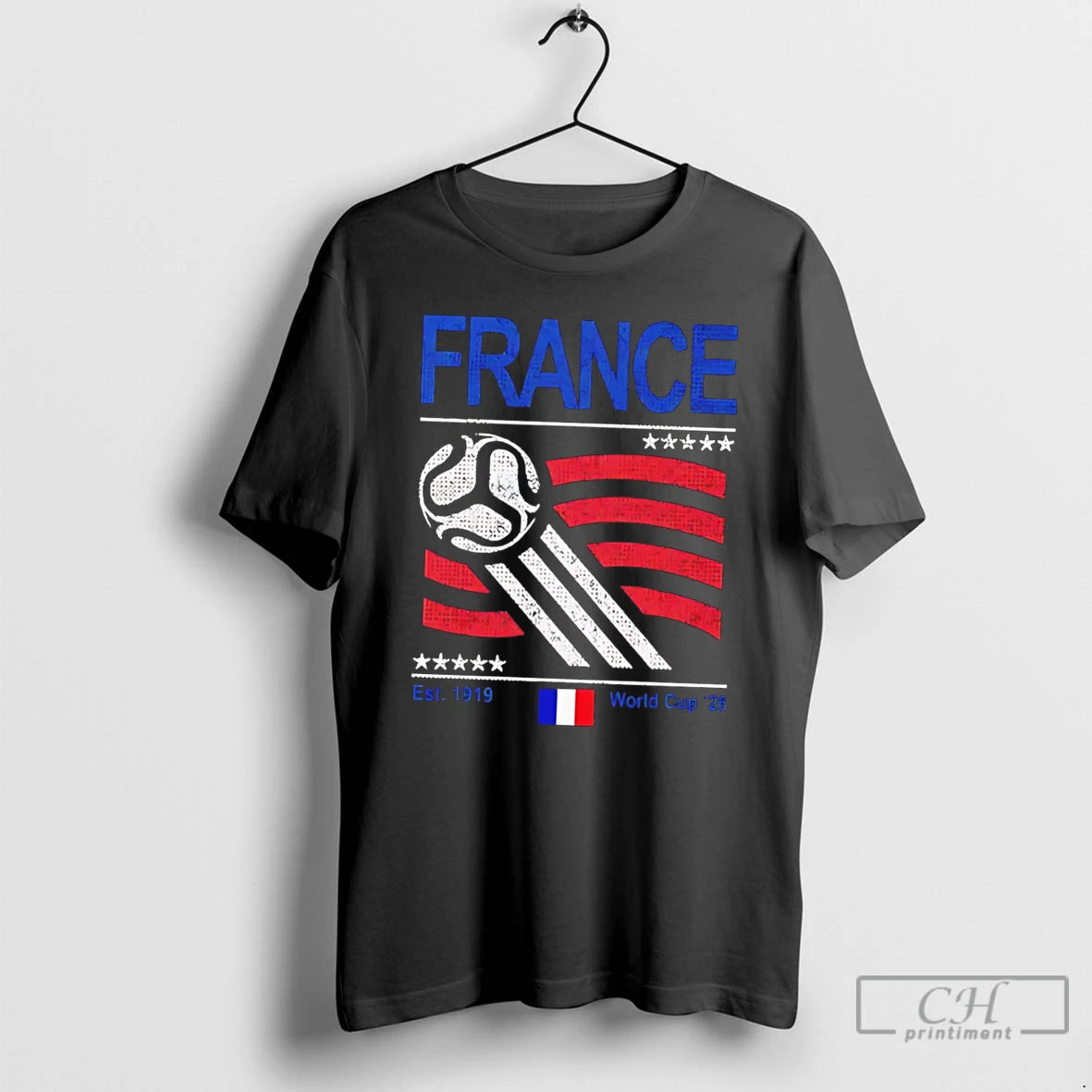 Premium France Soccer World Cup 2026 Tee