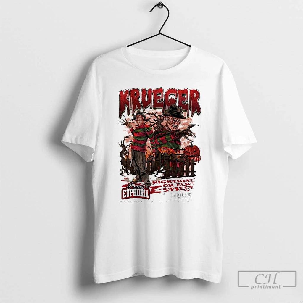 Premium Freddy Krueger Nightmare On Elm Street Halloween 2025 T Shirts