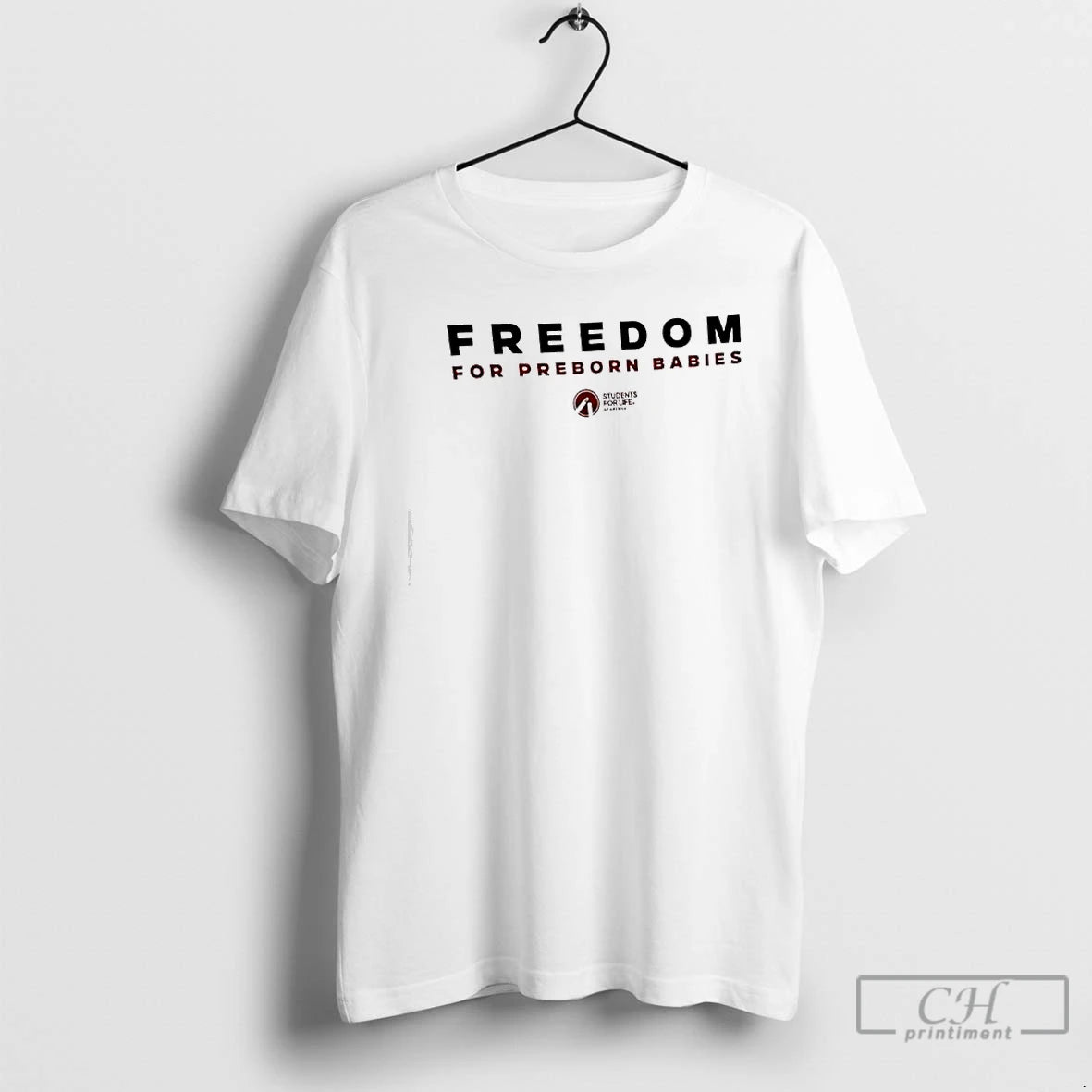 Premium Freedom For Preborn Babies Students For Life Charlie Kirk T-Shirts, Hoodie, Sweatshirt | PureTeeCo.com