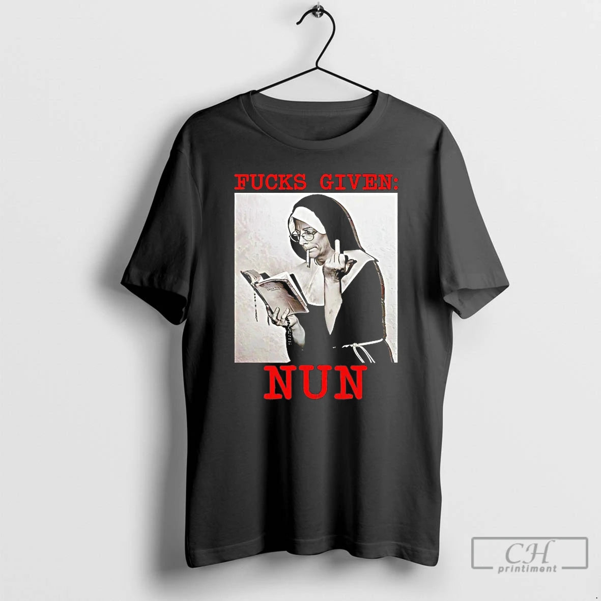 Premium Fucks Given Nun T-Shirts, Hoodie, Sweatshirt | PureTeeCo.com