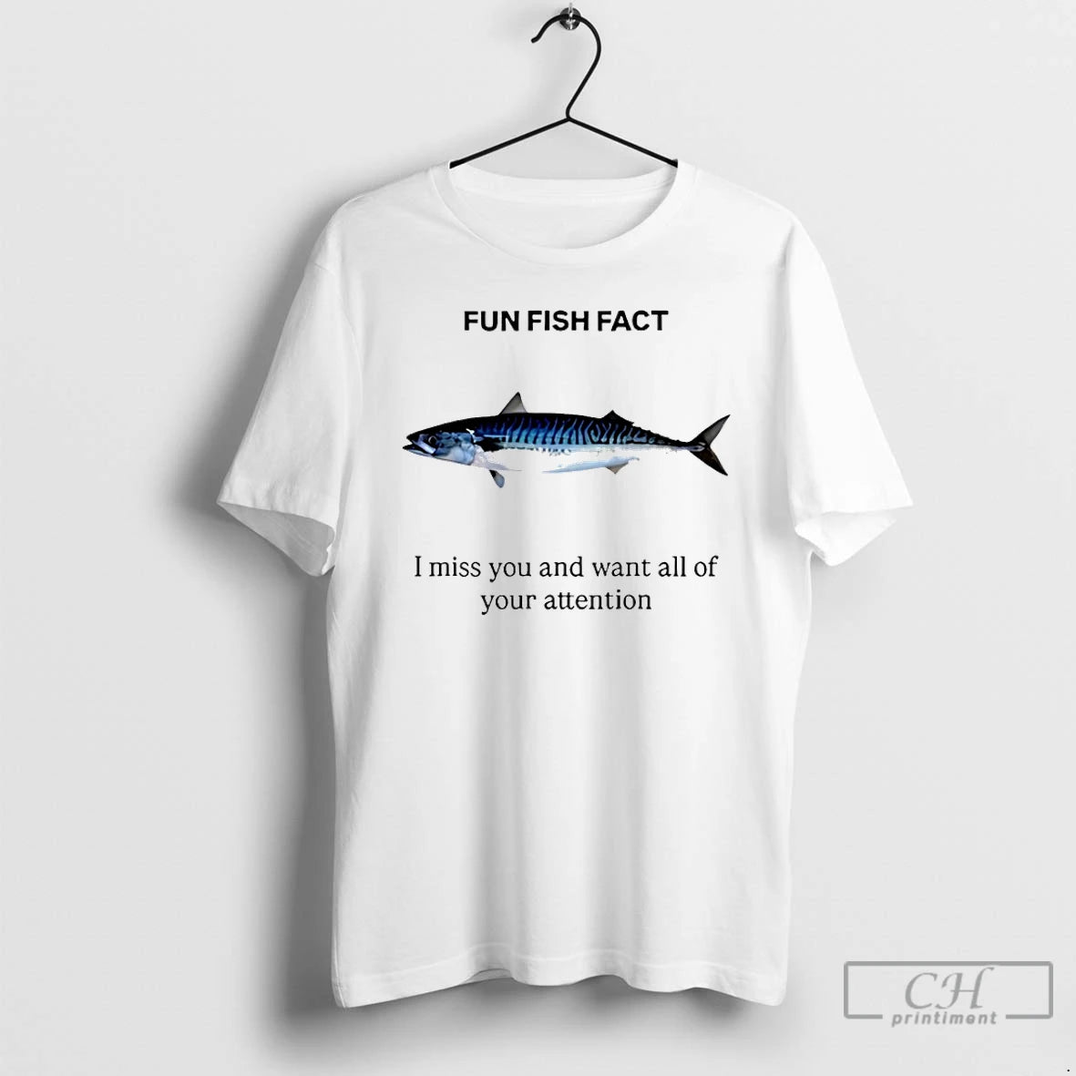 Premium Fun Fish Fact I Miss You And Want All Of Your Attention T Shirts Hoodie, Sweatshirt | PureTeeCo.com