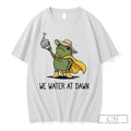 Premium Funny Frog Meme We Water At Dawn
