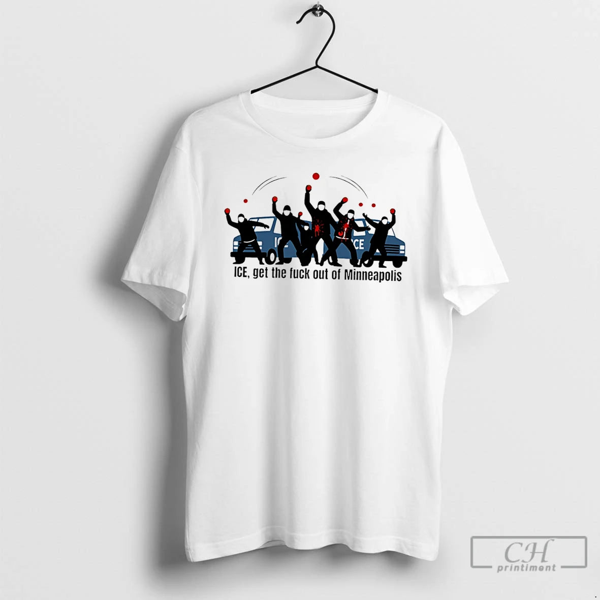 Premium Get The Fuck Out Of Minneapolis Anti Trump T-Shirts, Hoodie, Sweatshirt | PureTeeCo.com