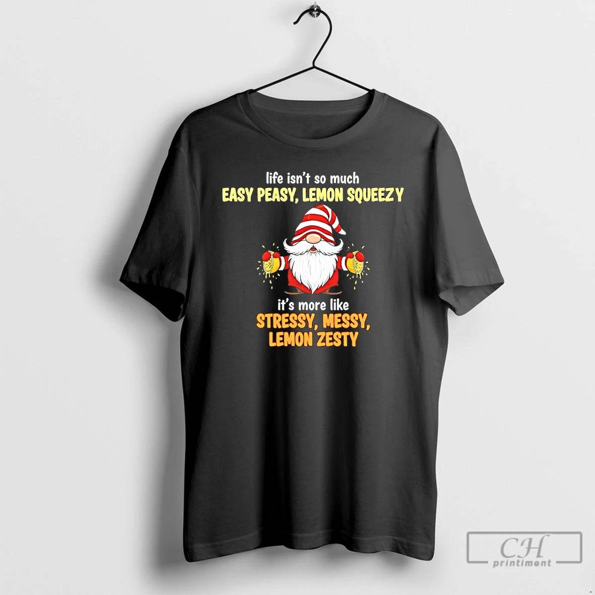 Premium Gnome Life Isnt So Much Easy Peasy Lemon Squeezy T-Shirts, Hoodie, Sweatshirt | PureTeeCo.com
