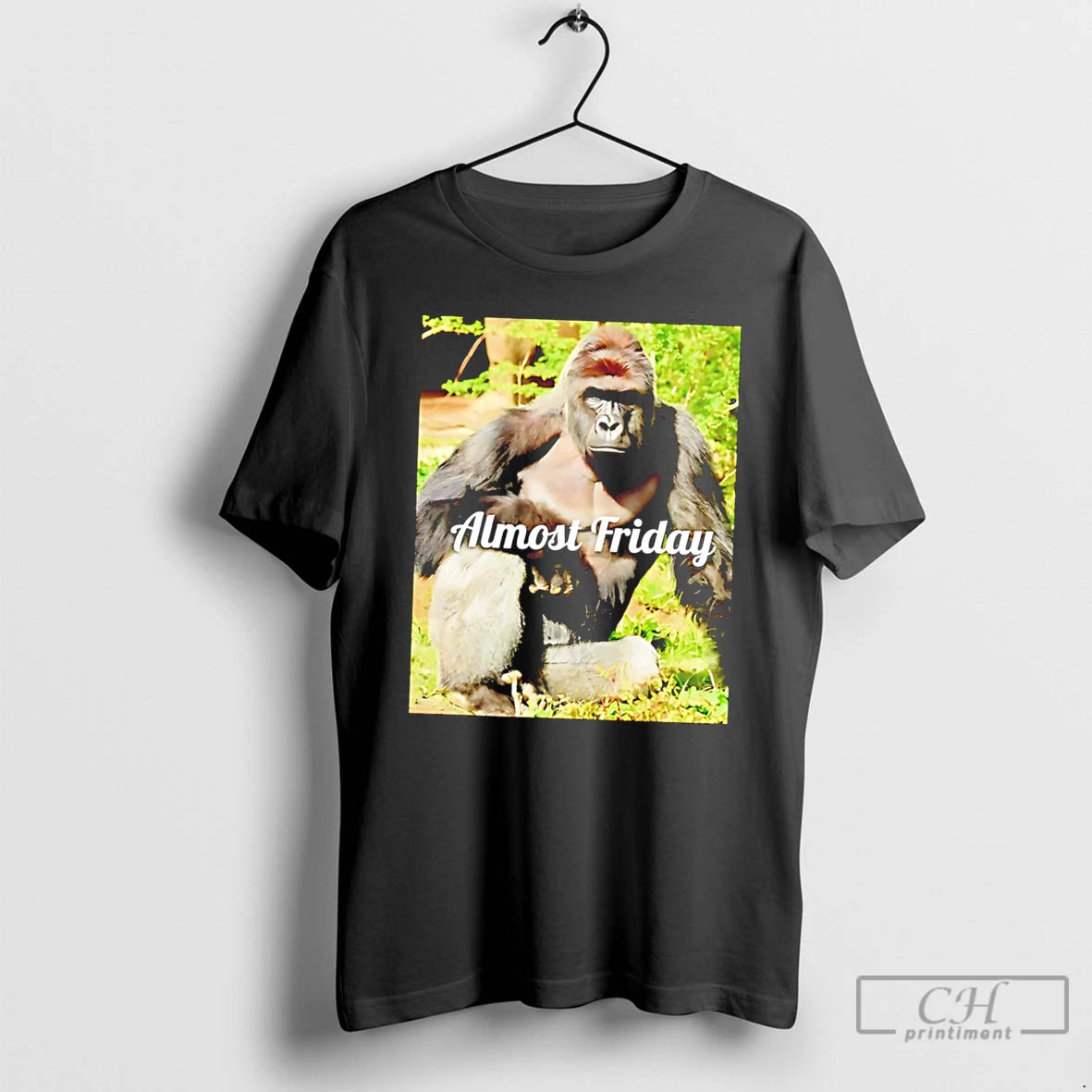 Premium Gorilla Almost Friday Built Different Tee