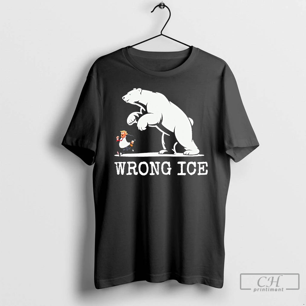 Premium Greenland Wrong Ice Bear And Trump Meme T-Shirts, Hoodie, Sweatshirt | PureTeeCo.com