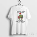 Premium Grinch Christmas I Dont Care What Day It Is Its Early Im Grumpy T-Shirts, Hoodie, Sweatshirt | PureTeeCo.com