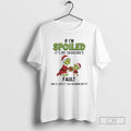 Premium Grinch If Im Spoiled Its My Grandmas Fault Shirt Sweater Hoodie, Sweatshirt | PureTeeCo.com