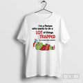 Premium Grinch Im A Person Who Wants To Do A Lot Of Thingstrapped In T-Shirts, Hoodie, Sweatshirt | PureTeeCo.com