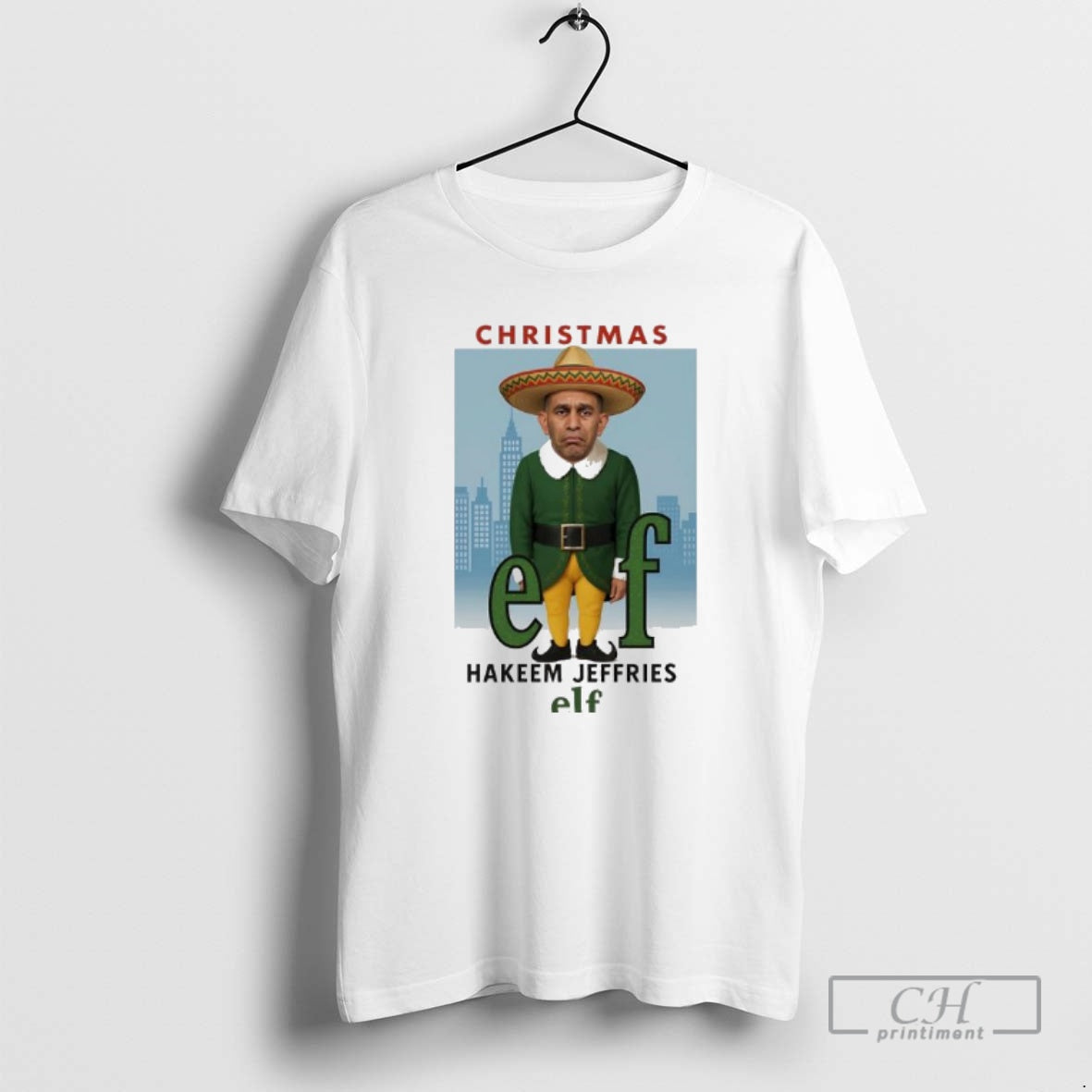 Premium Hakeem Jeffries Christmas Elf U S Shirt Sweater Hoodie, Sweatshirt | PureTeeCo.com