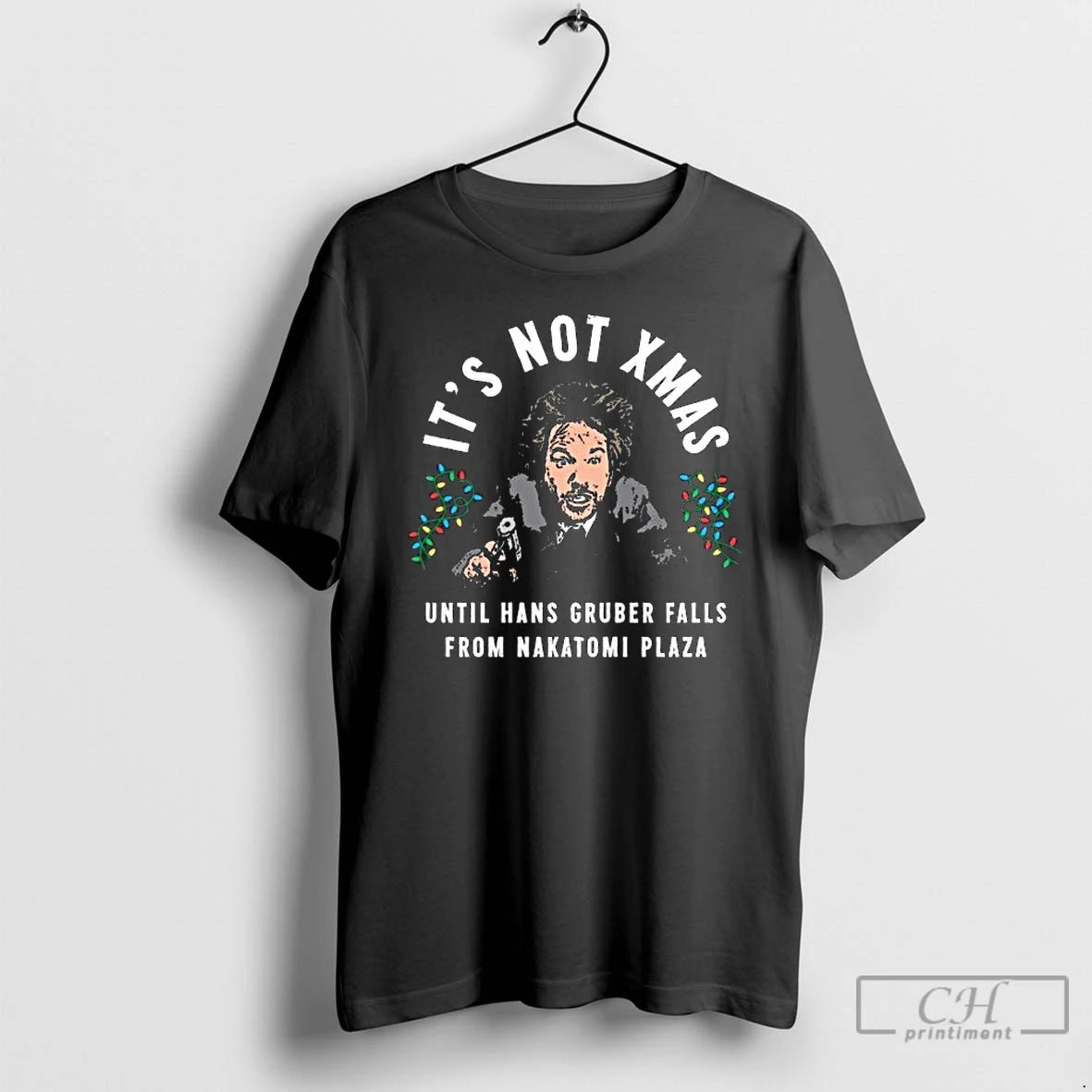 Premium Hans Gruber Its Not Xmas Until Hans Gruber Falls From Nakatomi Plaza Long Sleve