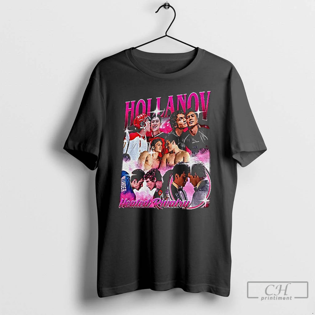 Premium Hollanov Heated Rivalry Hockey Vintage T-Shirts, Hoodie, Sweatshirt | PureTeeCo.com