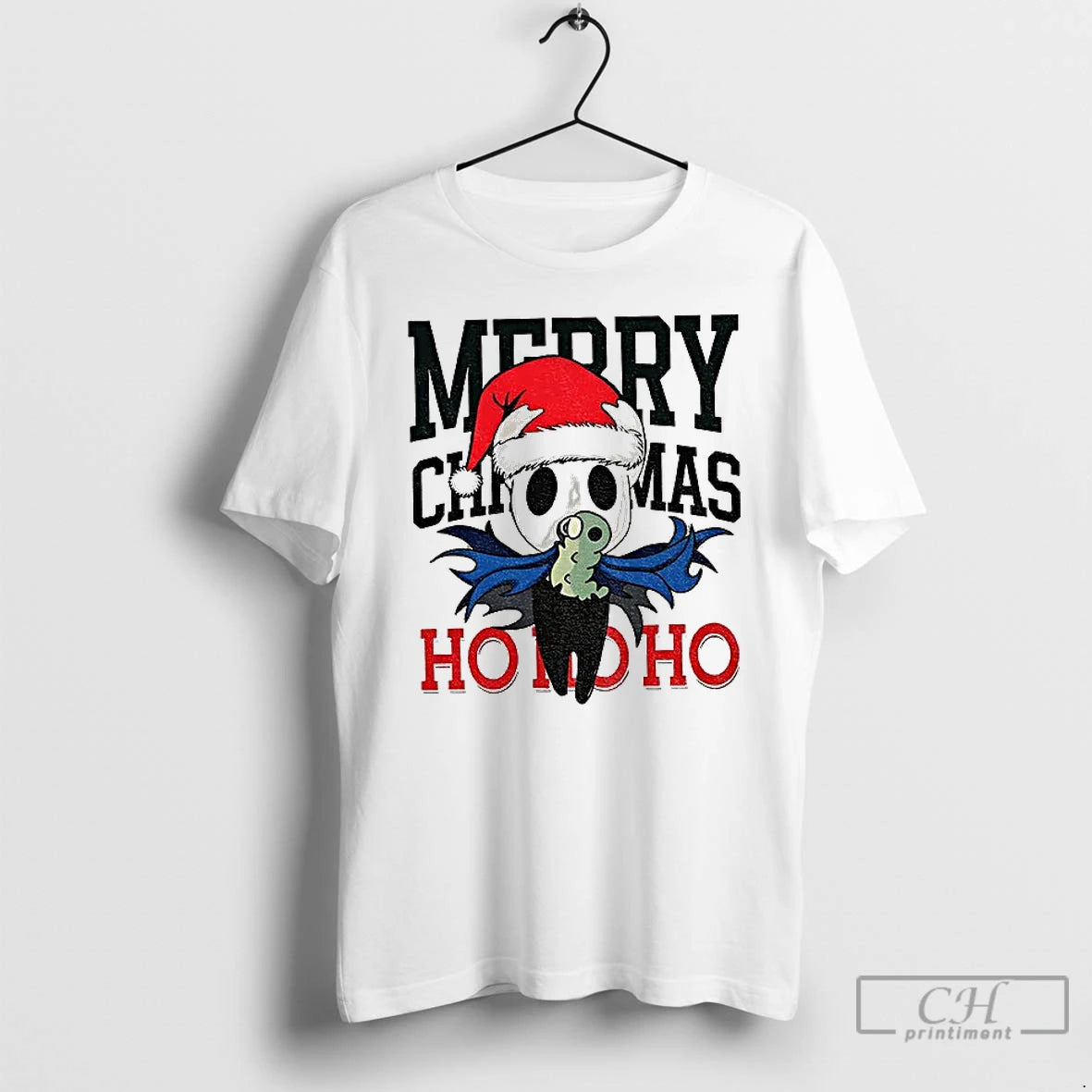 Premium Hollow Knight Ringer Merry Christmas Ho Ho Ho T-Shirts, Hoodie, Sweatshirt | PureTeeCo.com