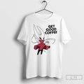 Premium Hollow Knight Silksong Hornet Get Good Coffee T-Shirts, Hoodie, Sweatshirt | PureTeeCo.com