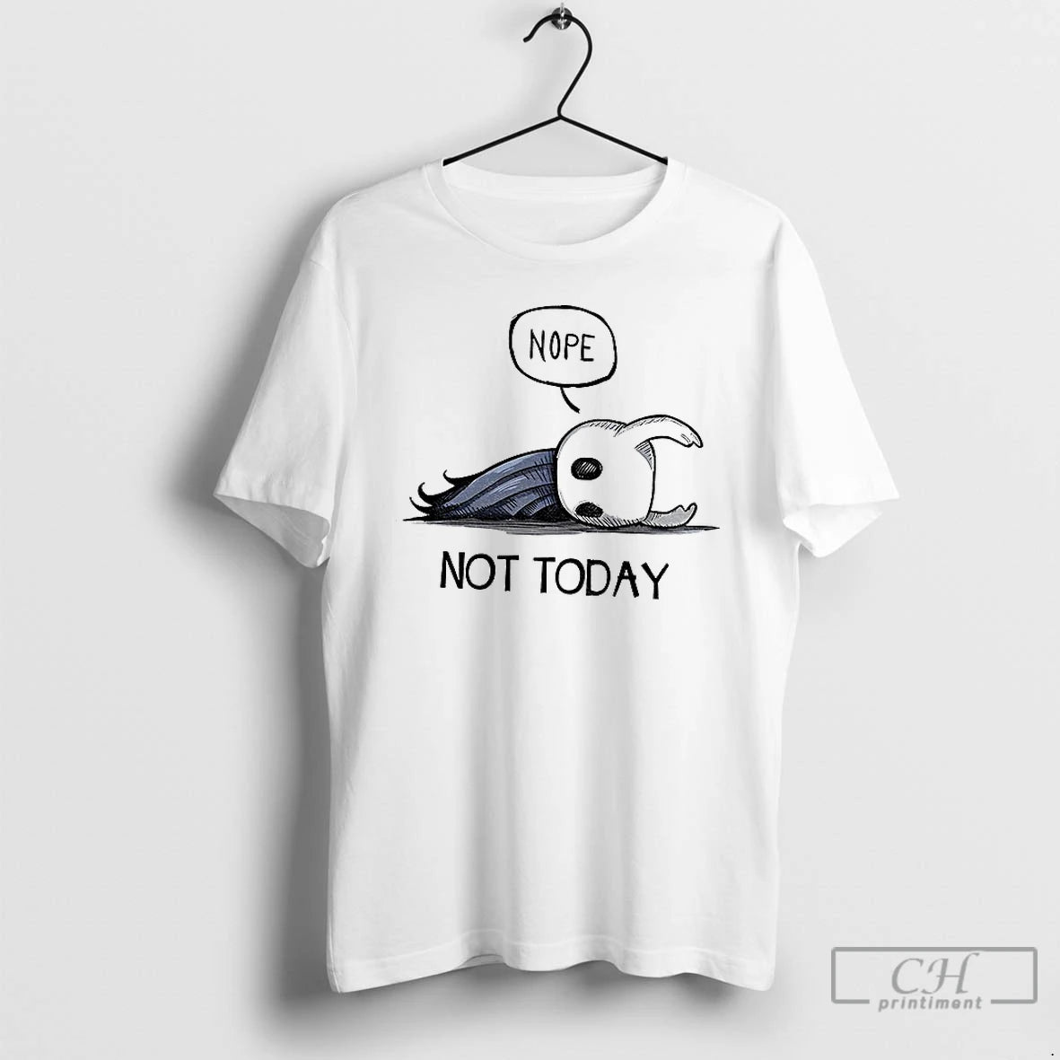 Premium Hollow Knight Nope Not Today T-Shirts, Hoodie, Sweatshirt | PureTeeCo.com