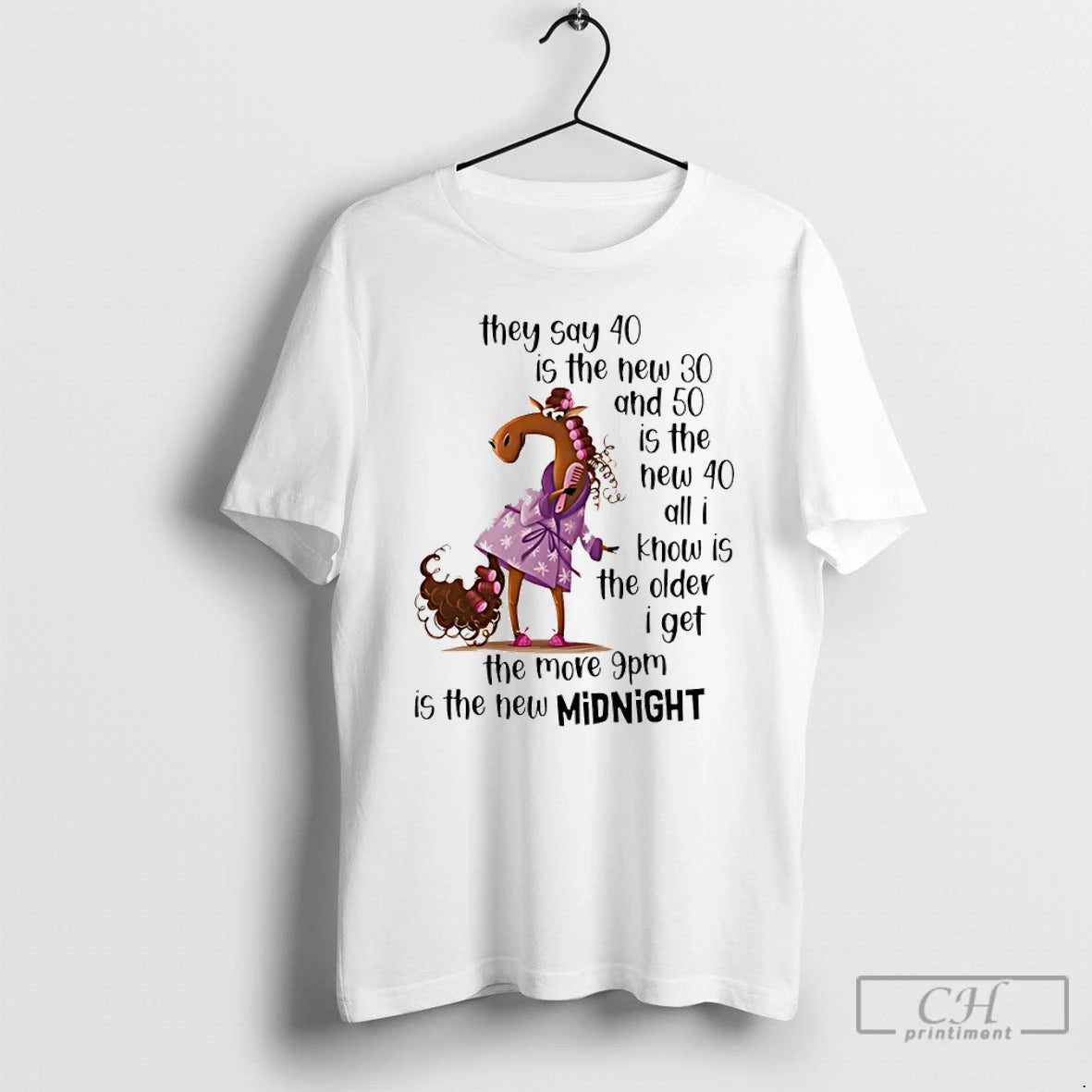Premium Horse They Say 40 Is The New 30 And 50 Is The New 40 T-Shirts, Hoodie, Sweatshirt | PureTeeCo.com