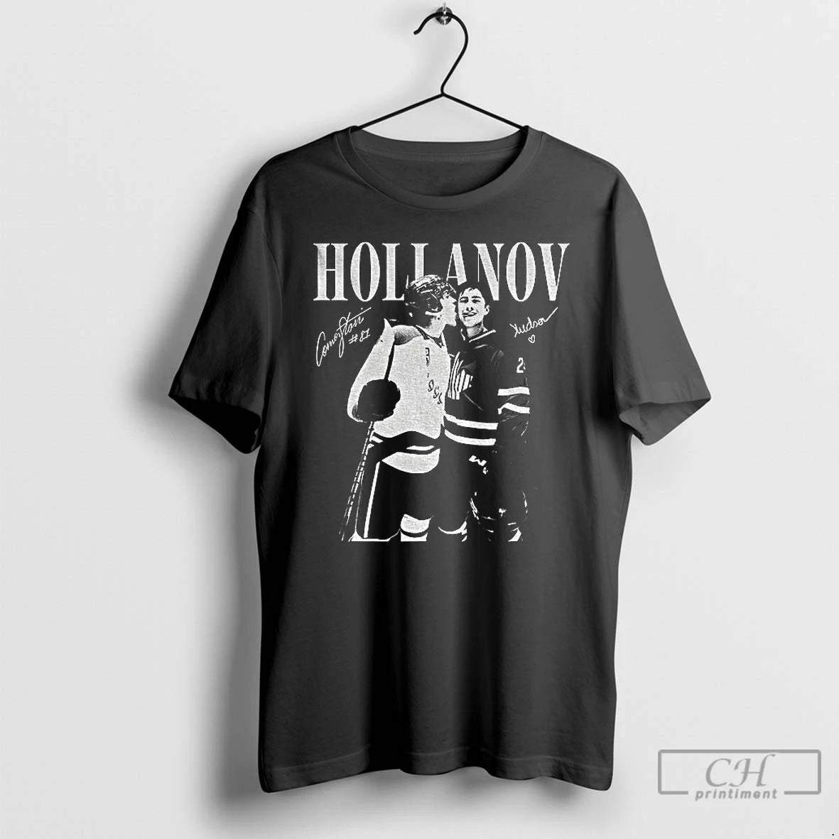 Premium Hudson Williams Connor Storrie Licking Face Hollanov Hockey Signatures T-Shirts, Hoodie, Sweatshirt | PureTeeCo.com