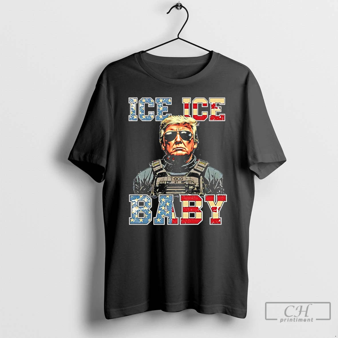 Premium Ice Ice Baby Donald Trump Meme T-Shirts, Hoodie, Sweatshirt | PureTeeCo.com