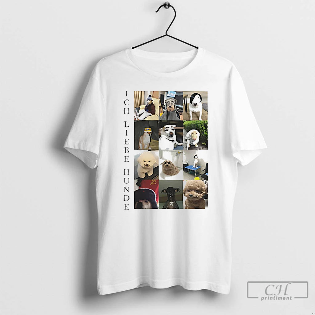 Premium Ich Liebe Hunde Funny T-Shirts, Hoodie, Sweatshirt | PureTeeCo.com