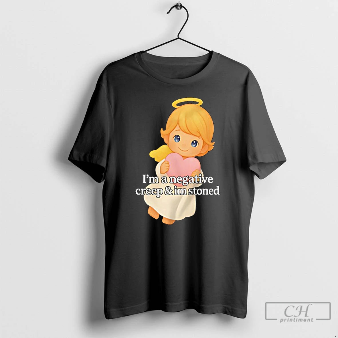 Premium Im A Negative Creep And Im Stoned T-Shirts, Hoodie, Sweatshirt | PureTeeCo.com