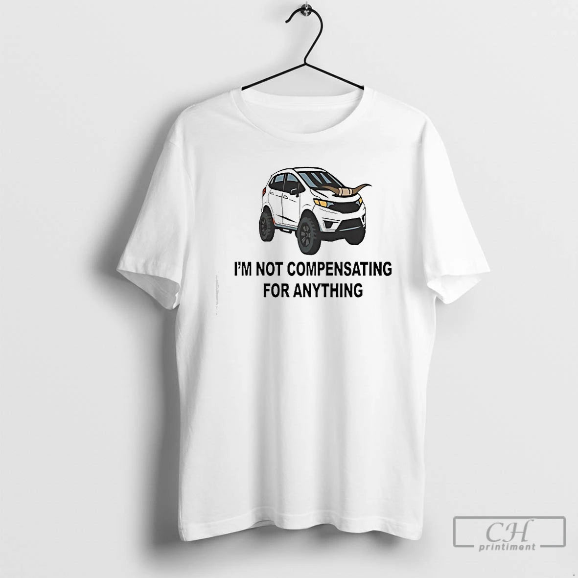Premium Im Not Compensating For Anything T-Shirts, Hoodie, Sweatshirt | PureTeeCo.com