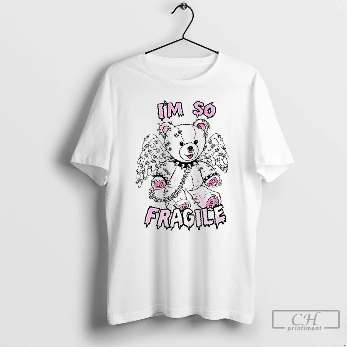 Premium Im So Fragile Bear T-Shirts, Hoodie, Sweatshirt | PureTeeCo.com