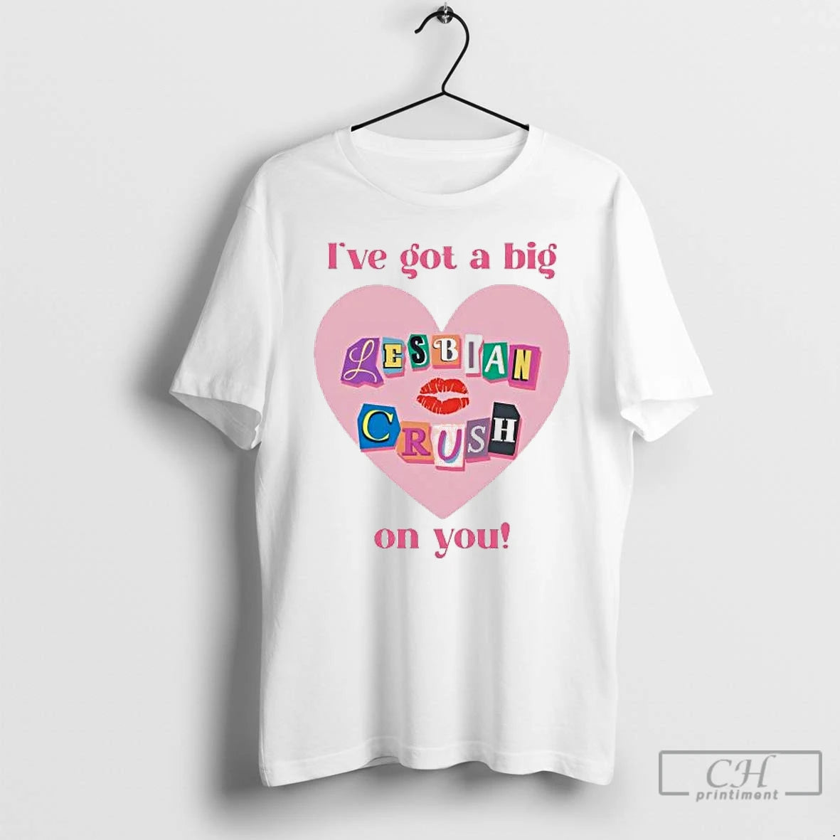 Premium Ive Got A Big Lesbian Crush On You T-Shirts, Hoodie, Sweatshirt | PureTeeCo.com