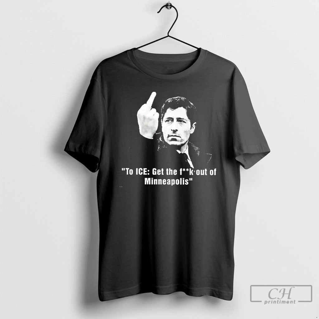 Premium Jacob Frey Middle Finger To Ice Get The Fuck Out Of Minneapolis T Shirts Hoodie, Sweatshirt | PureTeeCo.com