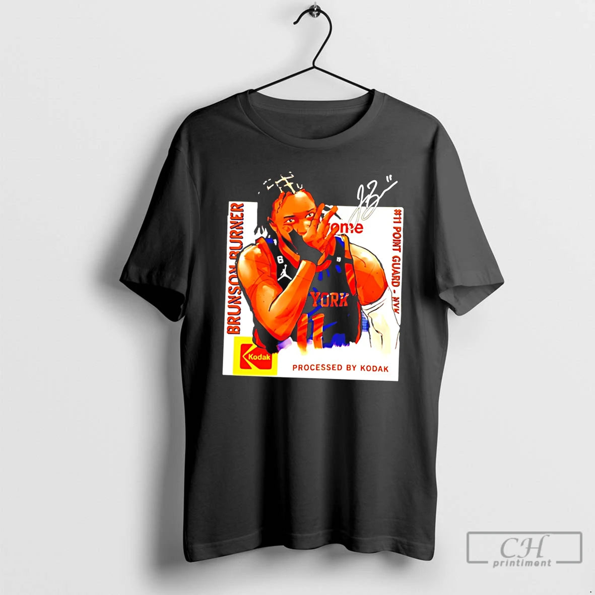 Premium Jalen Brunson Burner 1a New York Basketball Signature Tee