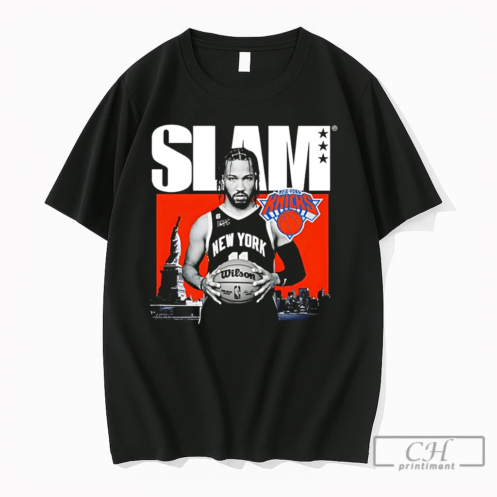 Premium Jalen Brunson Ny Slam Magazine Variant Cover