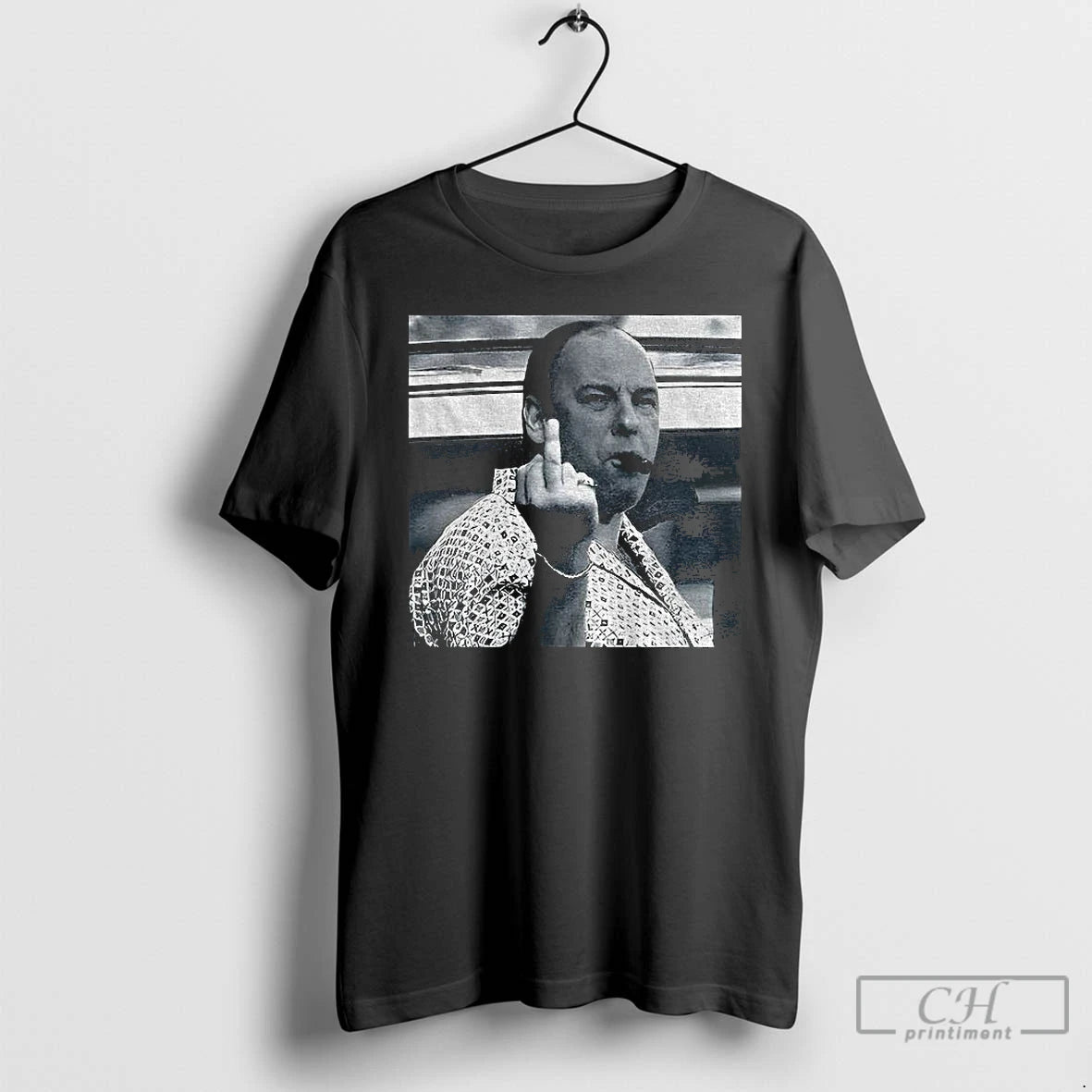 Premium James Gandolfini Middle Finger The Sopranos Cast Mafia Tv Show Lover T Shirts Sweater Hoodie, Sweatshirt