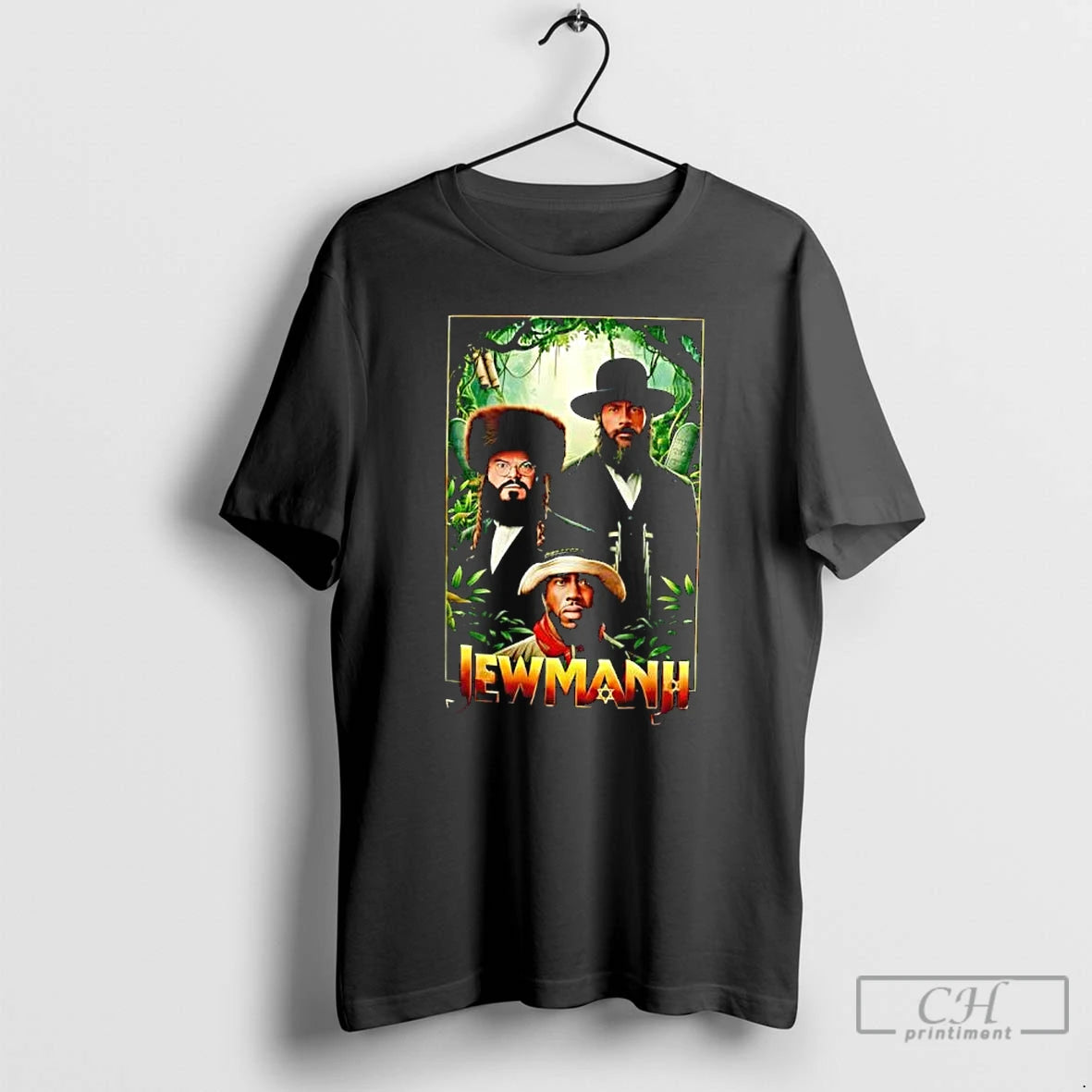Premium Jewmanji Jack Black And Kevin Hart 1995 Film T-Shirts, Hoodie, Sweatshirt | PureTeeCo.com