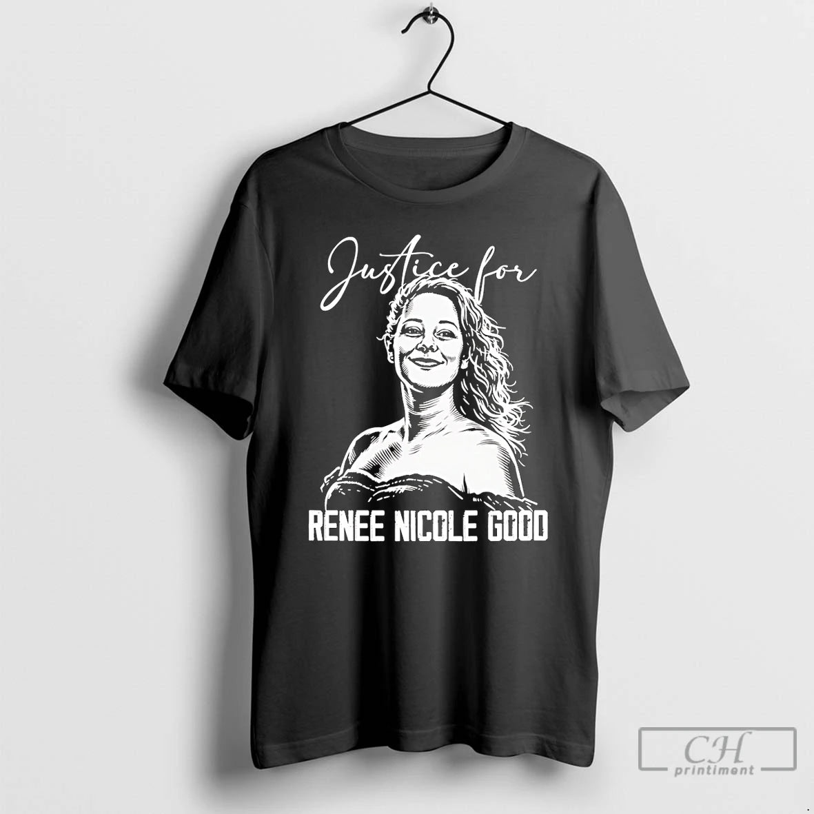 Premium Justice For Renee Nicole Good Paint T-Shirts, Hoodie, Sweatshirt | PureTeeCo.com