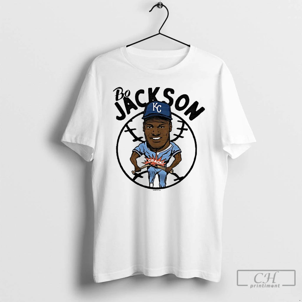 Premium Kc Royals Bo Jackson Crack T-Shirts, Hoodie, Sweatshirt | PureTeeCo.com
