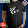 Premium Kansas City crown Blue October shirt