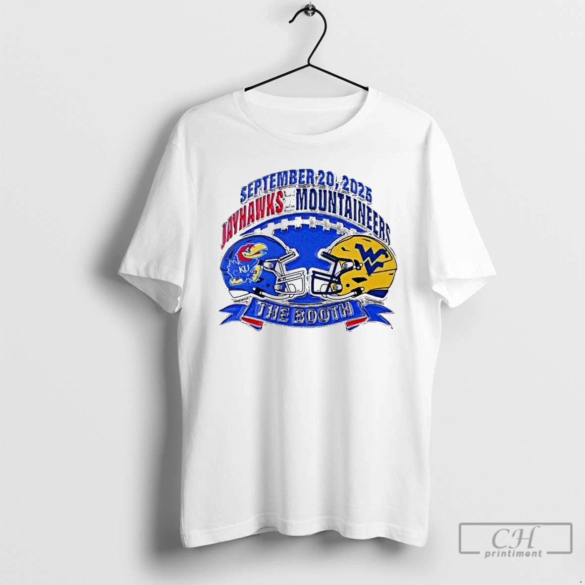 Premium Kansas Jayhawks Souvenir 2025 Vs West Virginia Game Day September 20 2025 T Shirts