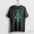 Premium Kinda Festive But Not Too Much Skulls Christmas Tree Cat T-Shirts, Hoodie, Sweatshirt | PureTeeCo.com